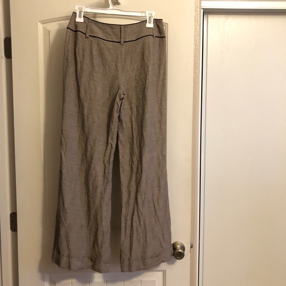 WHBM Brown Cream Tan Sand Pants - Picture 2 of 9